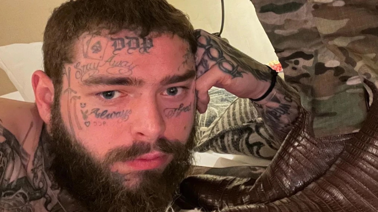 Post Malones Newest Face Tattoo Is a Big Fcking Mood