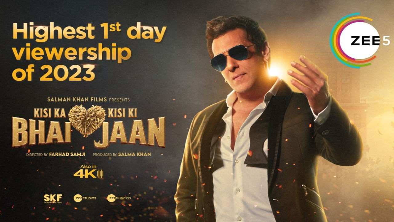 Breaking Records: 'Kisi ka Bhai Kisi Ki Jaan' clocks highest release day viewership of the year on ZEE5 Global