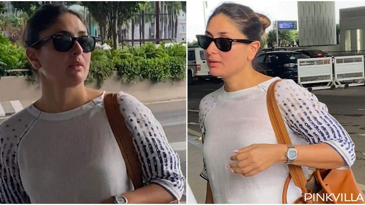 Watch Kareena Kapoor Khan Looks Stunning In Ethnic Airport Look Fans Gush Over Her Natural