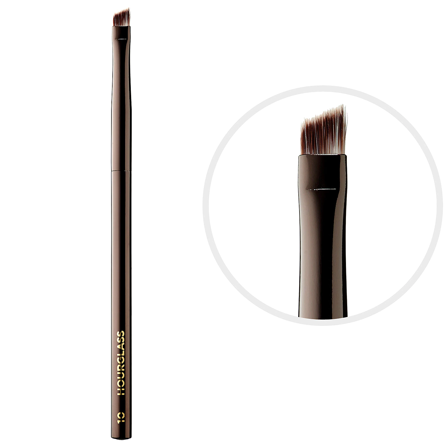 DogieLyn Eye Makeup Gel Eyeliner Brushes - Ultra Fine Bent Eyeliner Brush  Angled Eye Define Pointed Round Brush Kit