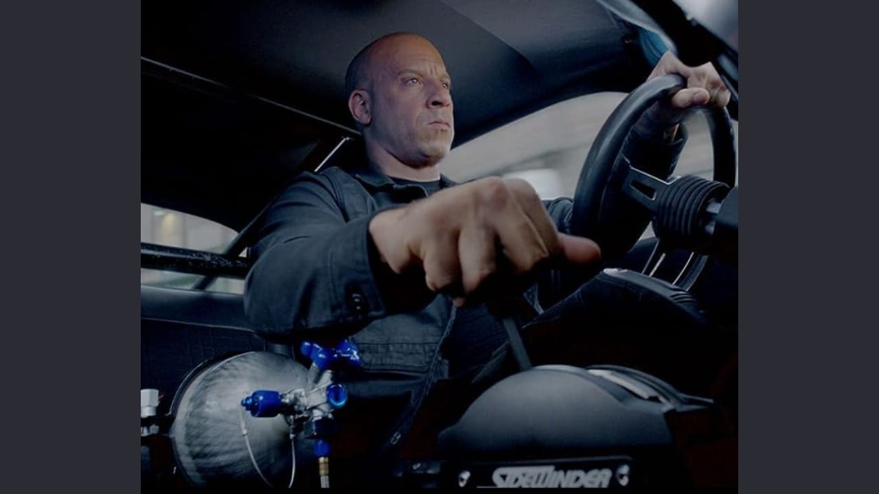 A still from Fast and Furious