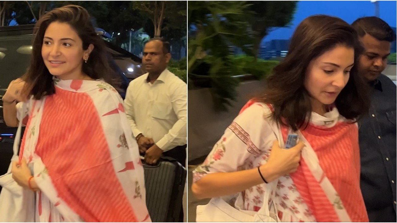 Anushka Sharma Today At The Airport She Arrived Before Viratkohli