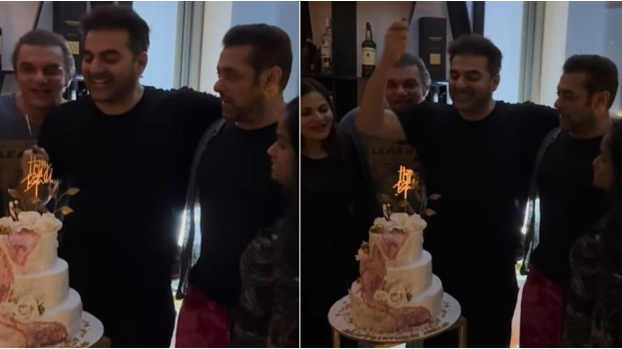 These pictures of Shah Rukh Khan cutting his birthday cake are just awesome  | Filmfare.com