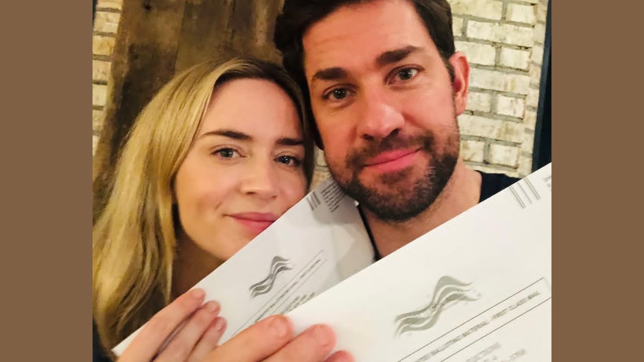 Emily Blunt and John Krasinski