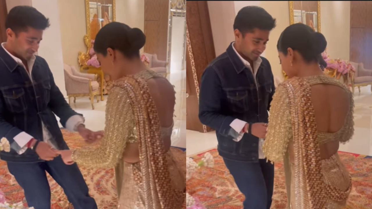 Rashmika Mandanna teaches tango to her makeup artist; Grooves to Michael Buble’s Sway