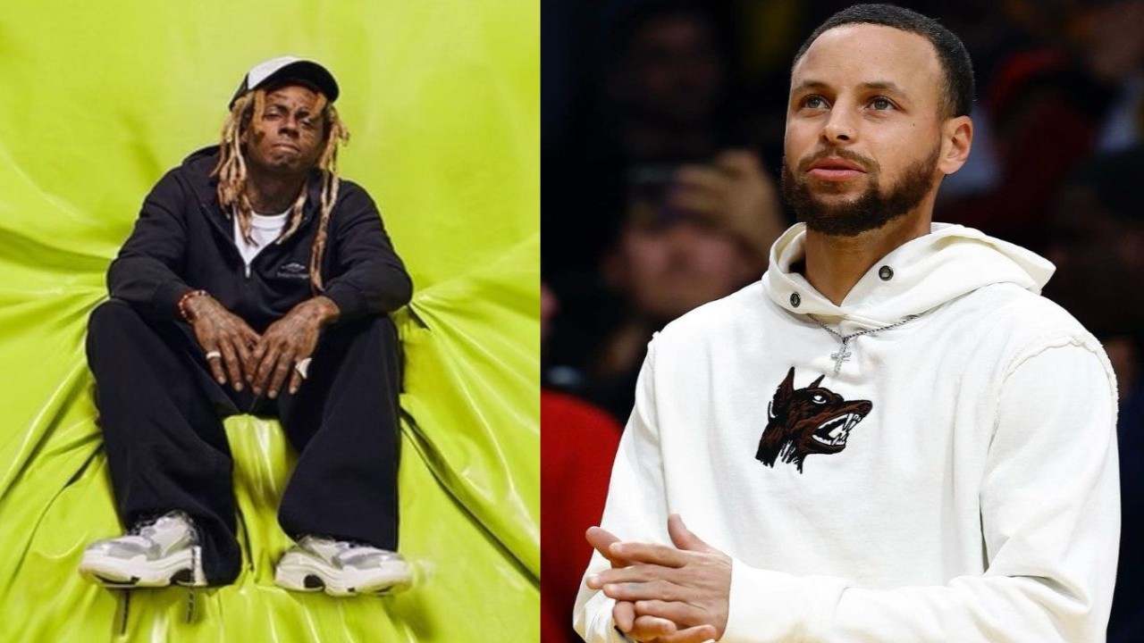Lil Wayne compares Steph Curry to Tom Brady while explaining to his son why Warriors are in the NBA Finals