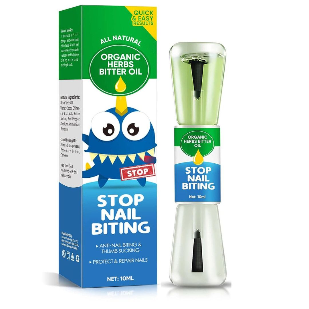STOP NAIL BITING Treatment - Nail Polish To Help Stop Biting Nails, Bitter  Taste, Easy To Apply, Safe For Children - Walmart.com