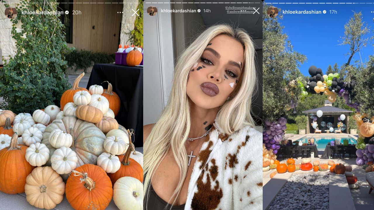 Khloé Kardashian shares glimpses from her Halloween celebrations