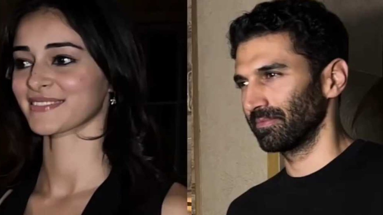 MIRAR: Se rumorea que la pareja Aditya Roy Kapur y Ananya Panday tienen gemelos vestidos de negro cuando salen a cenar