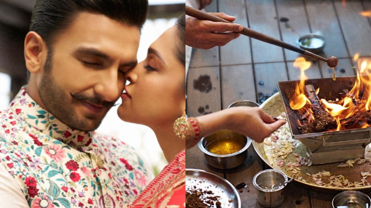 Ranveer Singh and Deepika Padukone perform Diwali puja; extend heartwarming wishes with romantic PIC