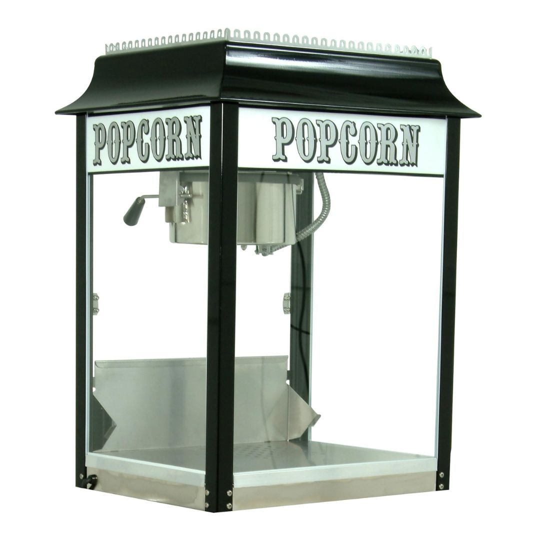  Countertop Movie Night Popcorn Popper Machine-Makes Approx. 3  Gallons Per Batch- by Superior Popcorn Company- (8 oz., Black): Home &  Kitchen