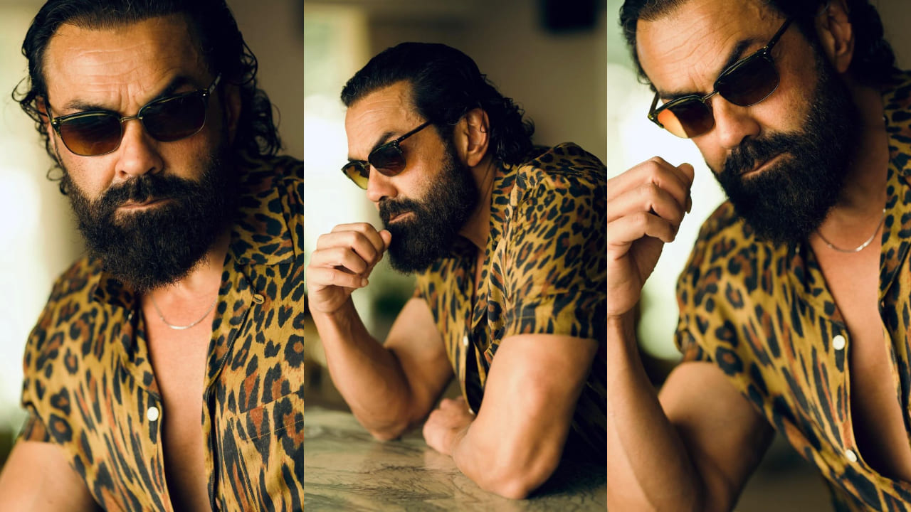 Bobby Deol style fashion animal print