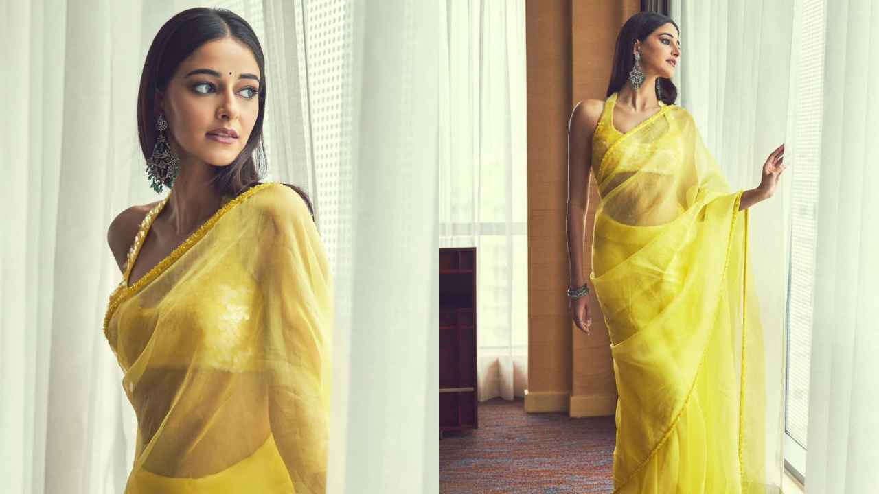 sonam kapoor yellow saree