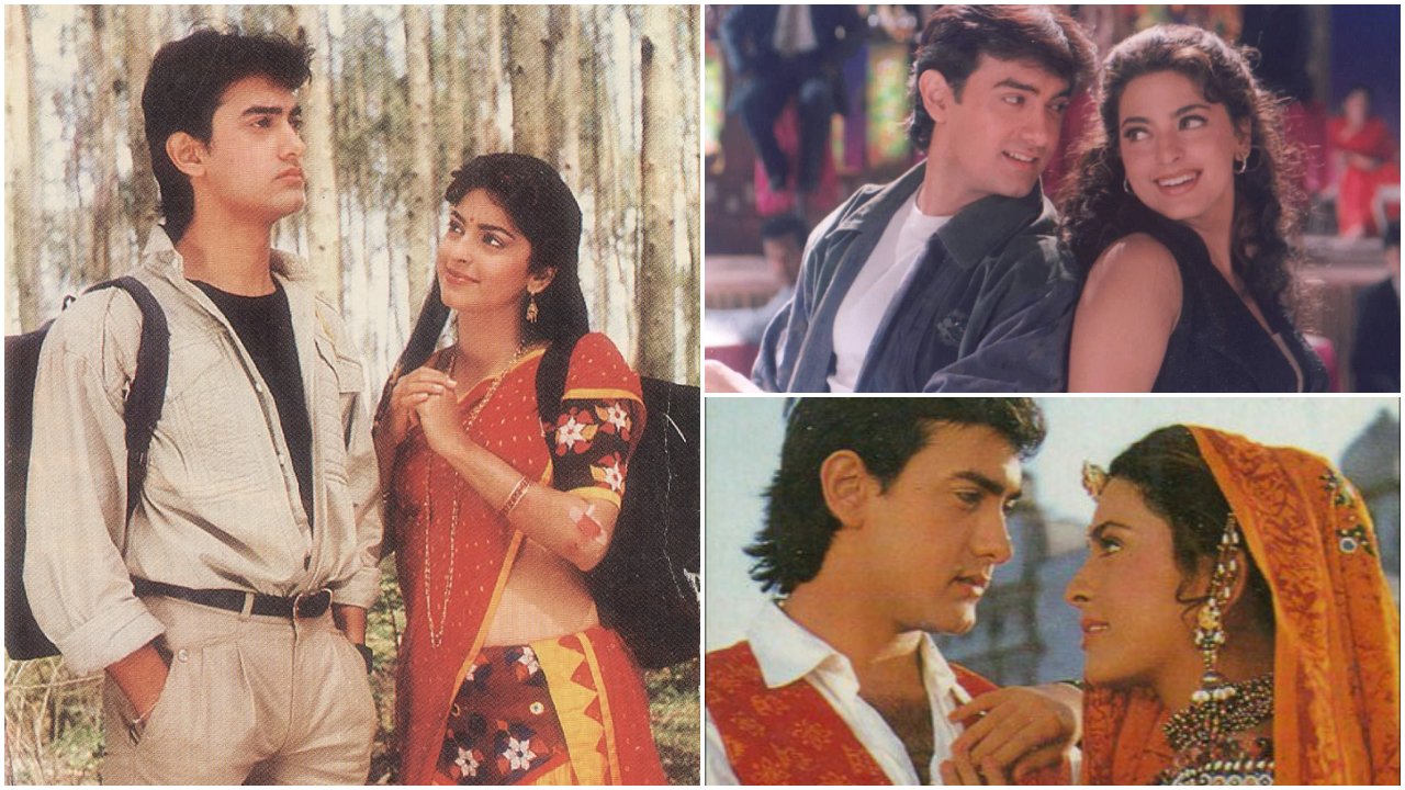 Aamir Khan and Juhi Chawla