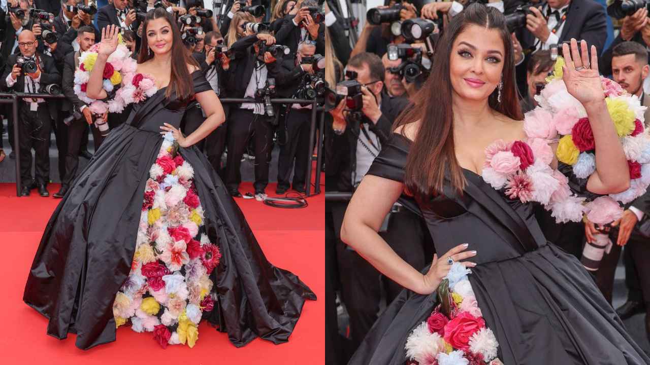 Aishwarya Rai Bachchan's purple lipstick to aluminum silver gown; top 6 viral red carpet moments from Cannes (PC: Getty Images)