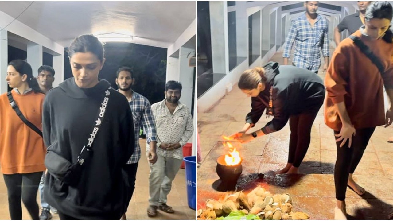 WATCH: Deepika Padukone visits Tirumala Temple ahead of Fighter’s first song release; sister Anisha joins