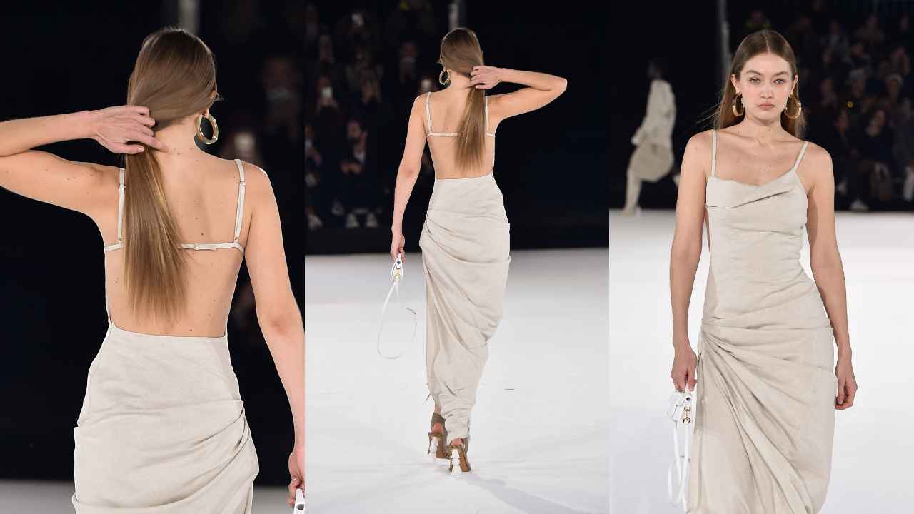 Gigi Hadid amfAR Gala Dress, Supermodel Gigi Hadid Street Style
