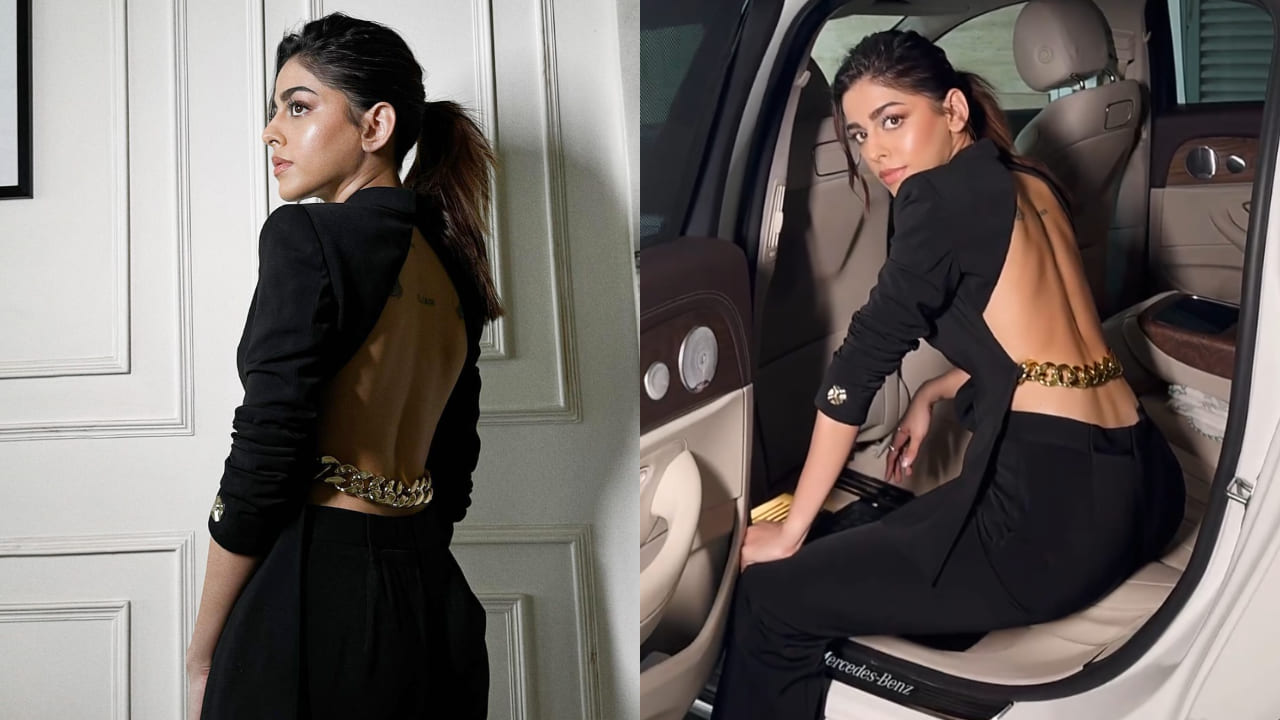 Janhvi Kapoor, Kriti Sanon's lessons on wearing backless blouse