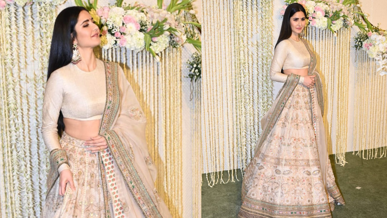 Katrina Kaif in Sabyasachi lehenga