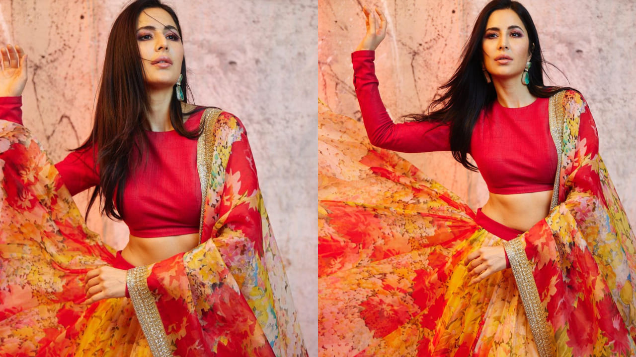 Happy Dusshera 2021: Katrina Kaif In A Gorgeous Floral Lehenga For  Sooryavanshi Promotions Sets Festive Fashion Goals