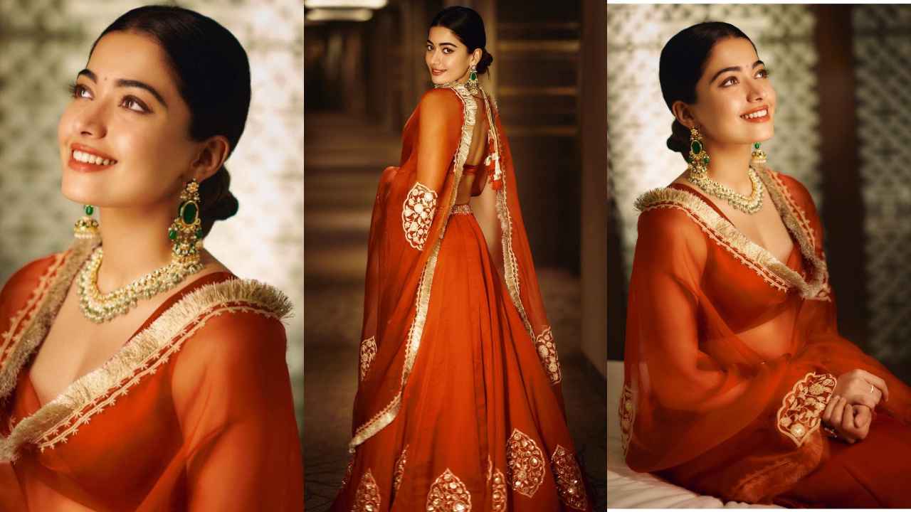 Kriti Sanon's rani pink sari is from this female designer loved by Malaika  Arora, Ananya Panday, and more