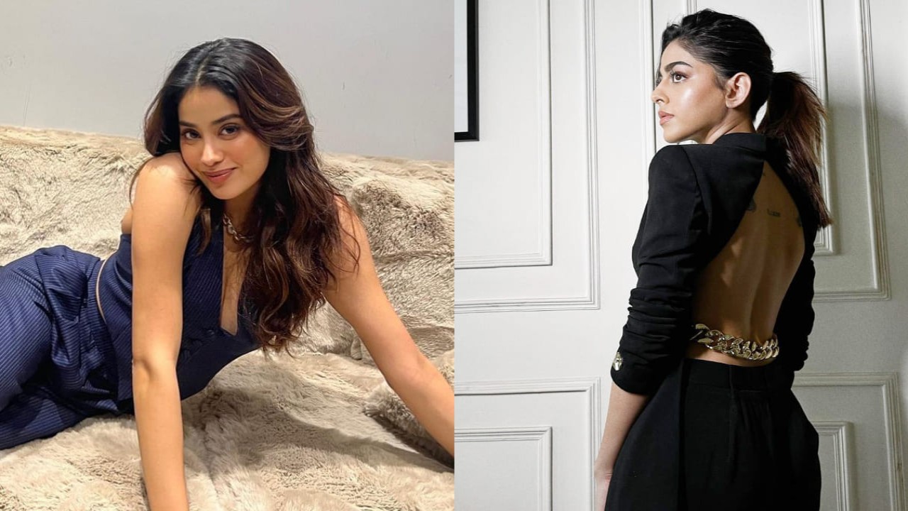 Janhvi Kapoor, Kriti Sanon's lessons on wearing backless blouse