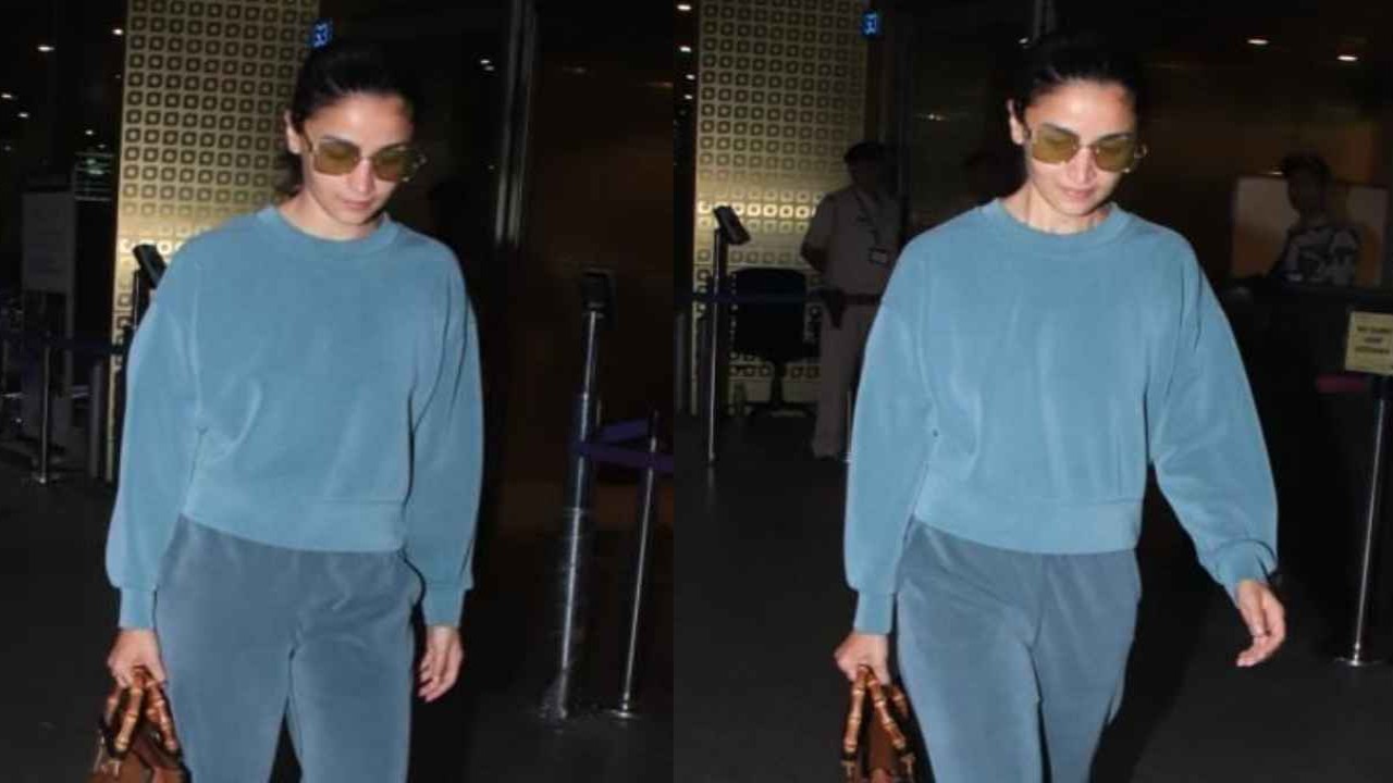 Alia Bhatt merges comfort and style to ace winter-ready airport ensemble