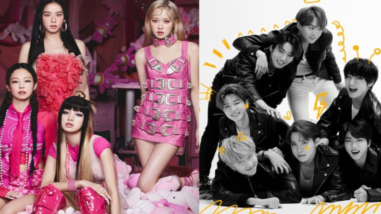 BLACKPINK, BTS: courtesy of YG Entertainment, BIGHIT MUSIC