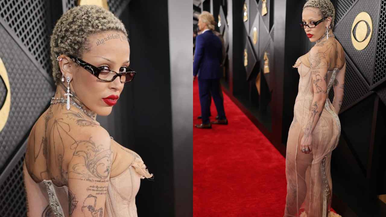 66th Grammy Awards 10 best red carpet looks: Miley Cyrus, Taylor Swift to Doja Cat (PC: Getty Images)