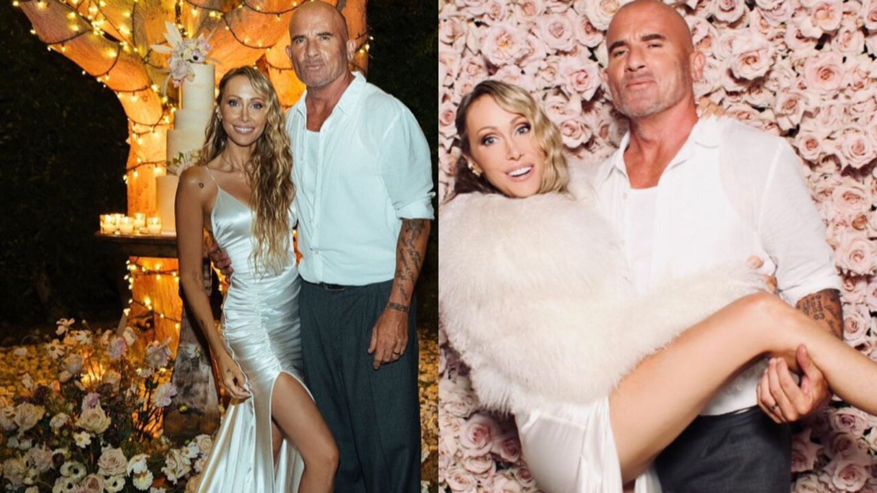 Tish Cyrus and Dominic Purcell (Instagram/tishcyruspurcell)