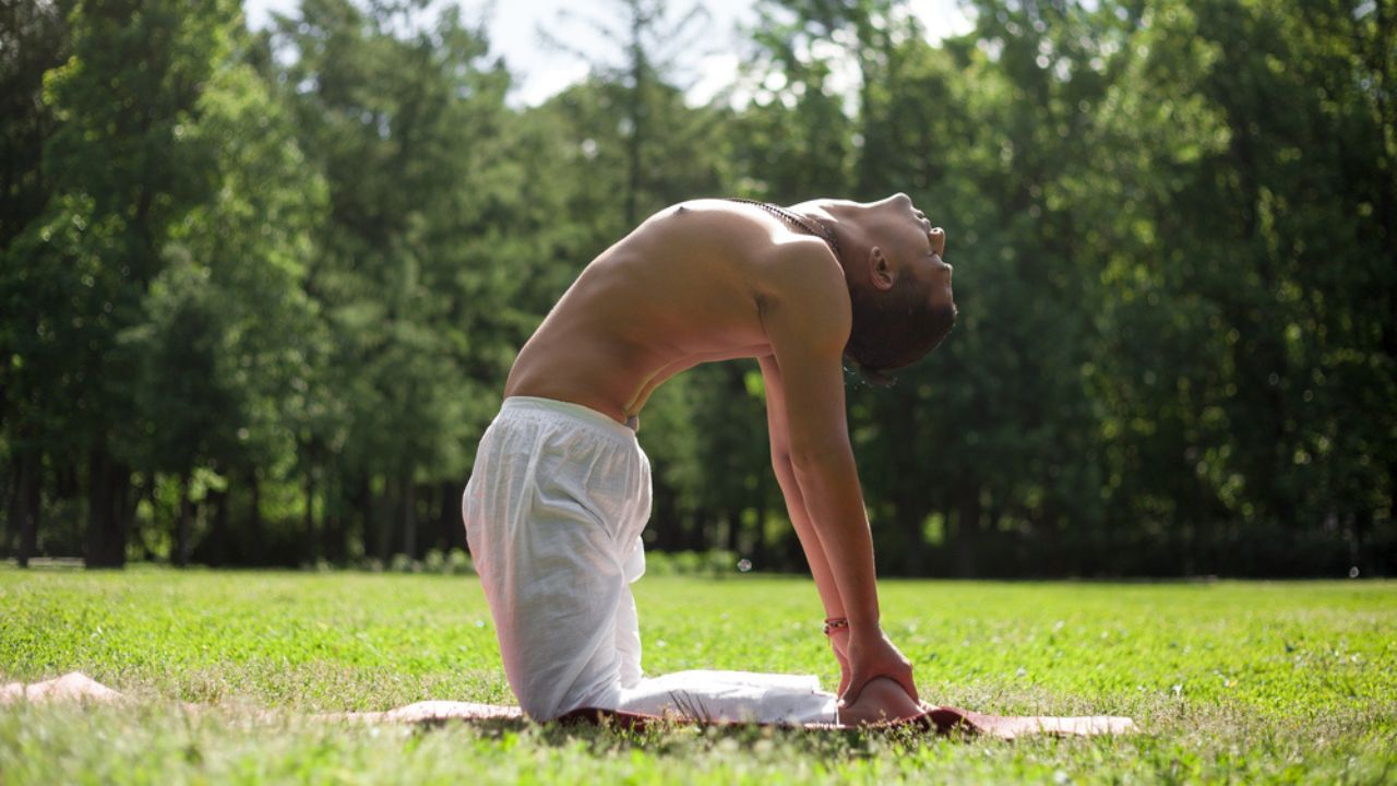 Ardha Ustrasana (Half Camel Pose)