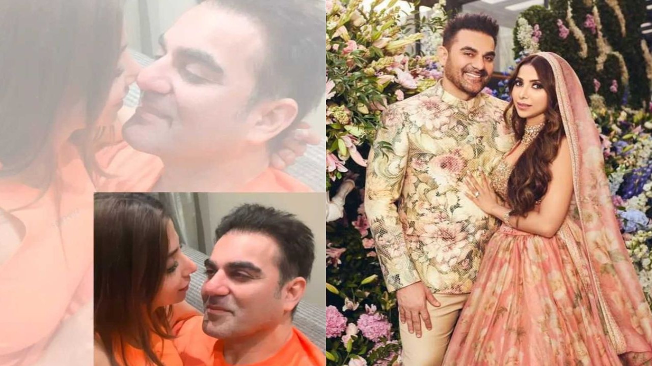 PIC: Arbaaz Khan's wife Sshura Khan gives peek into her romantic Monday morning; twins with hubby in orange