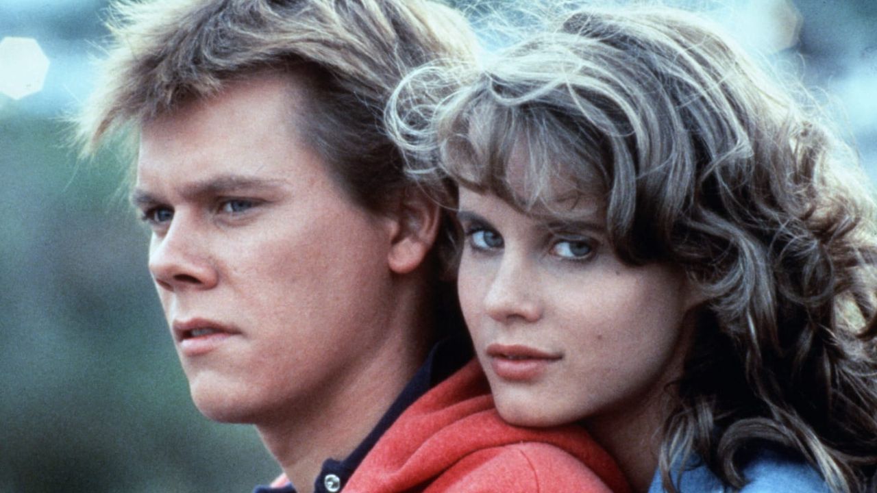 Lori Singer and Kevin Bacon in Footloose (IMDb)