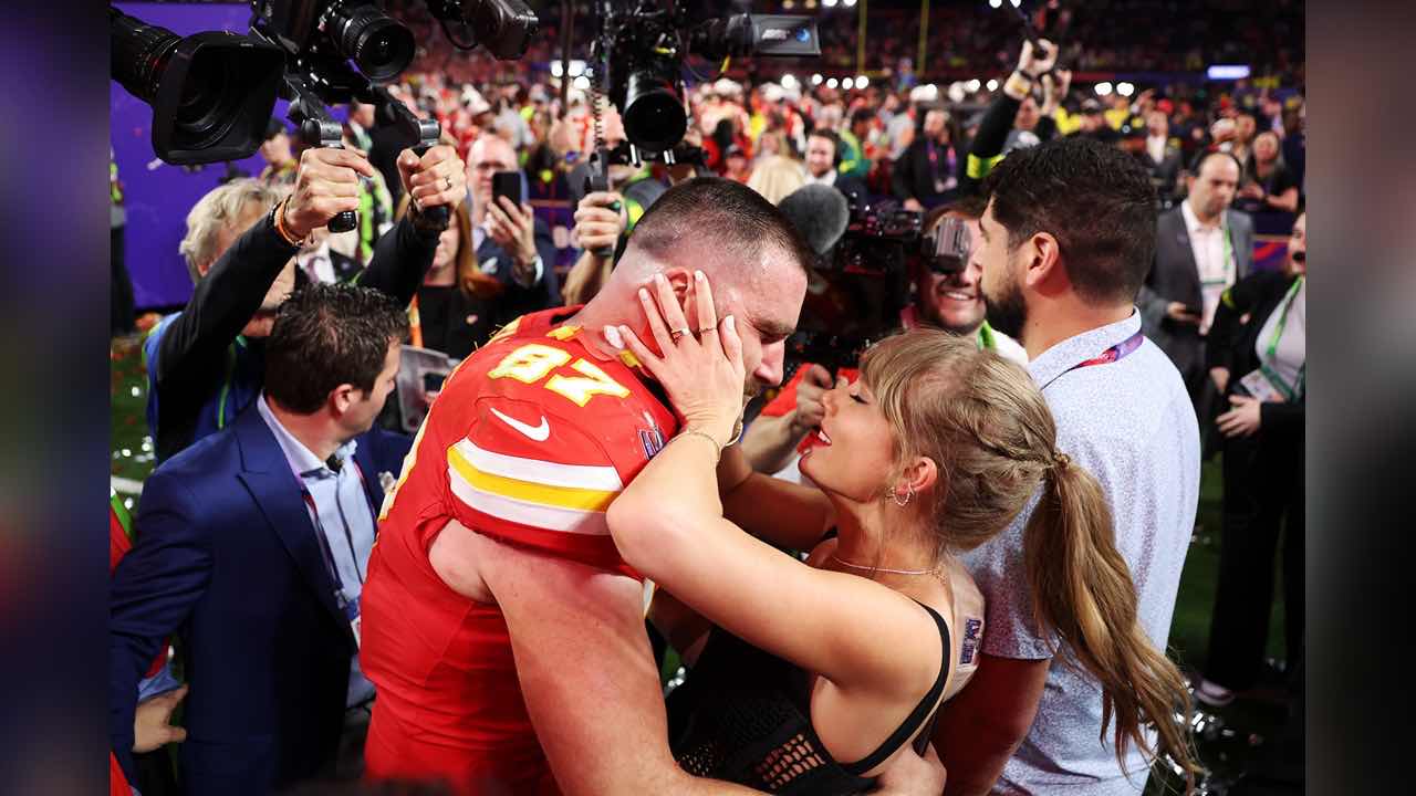 Taylor Swift and Travis Kelce (Getty Images)