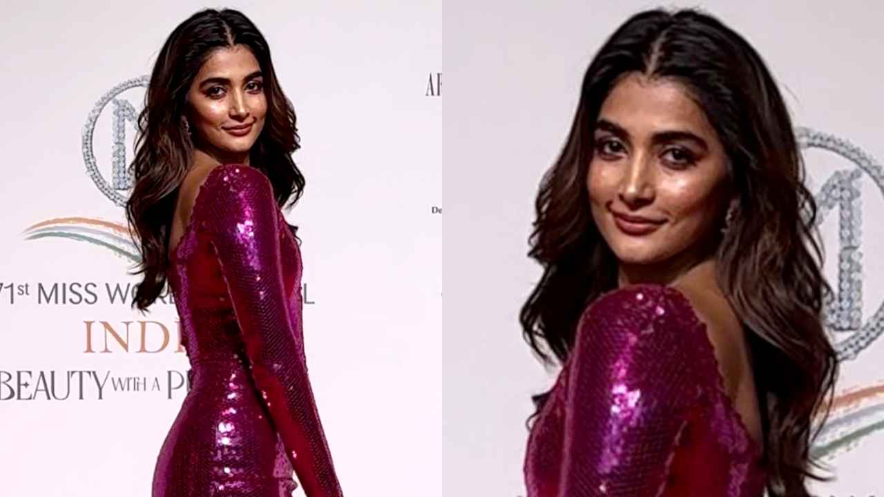 Mouni Roy vs Pooja Hegde Fashion Face-Off: Who wore pink Jad Ghandour sequinned gown better? (PC: Viral Bhayani and Mouni Roy Instagram)