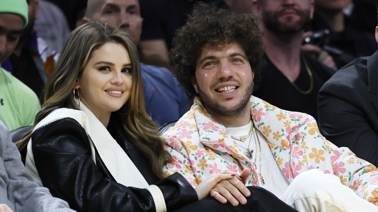 Selena Gomez and Benny Blanco via Getty Images