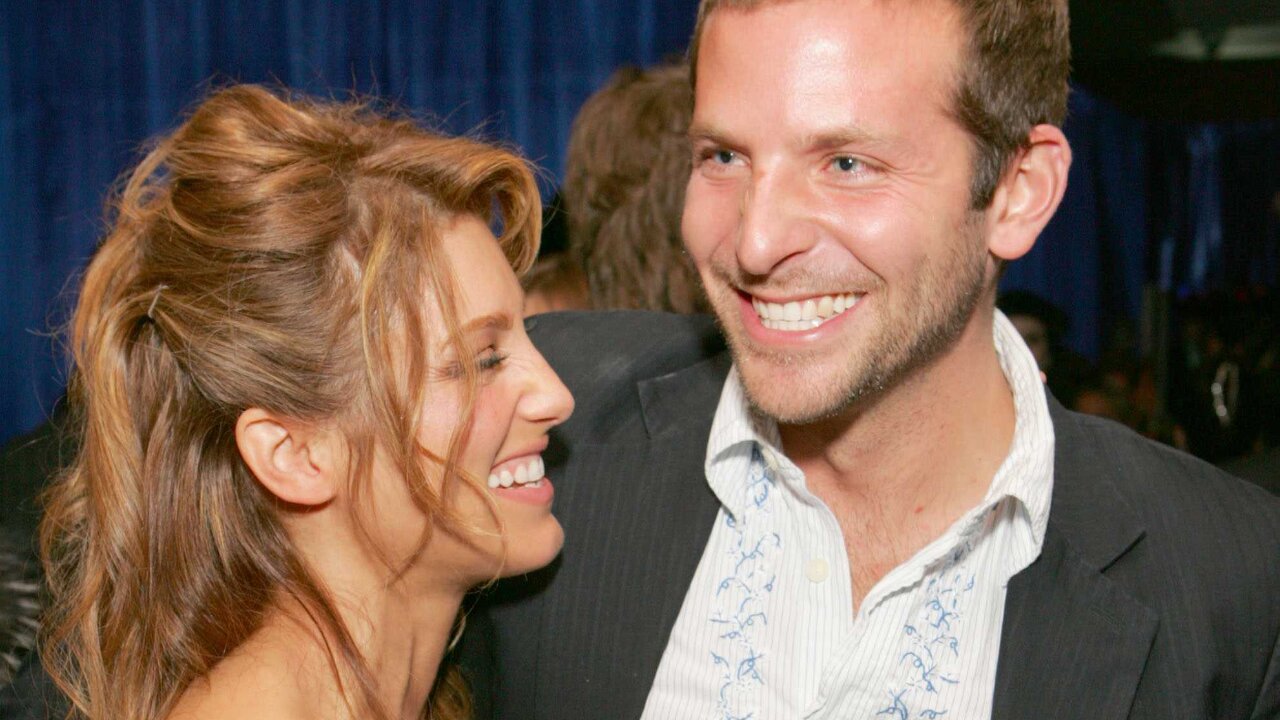 Jennifer Esposito and Bradley Cooper 