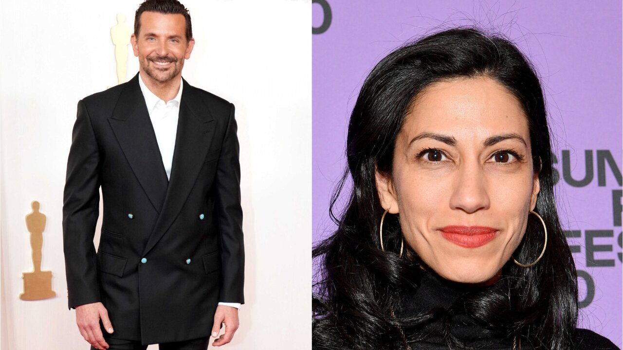 Huma Abedin and Bradley Cooper 