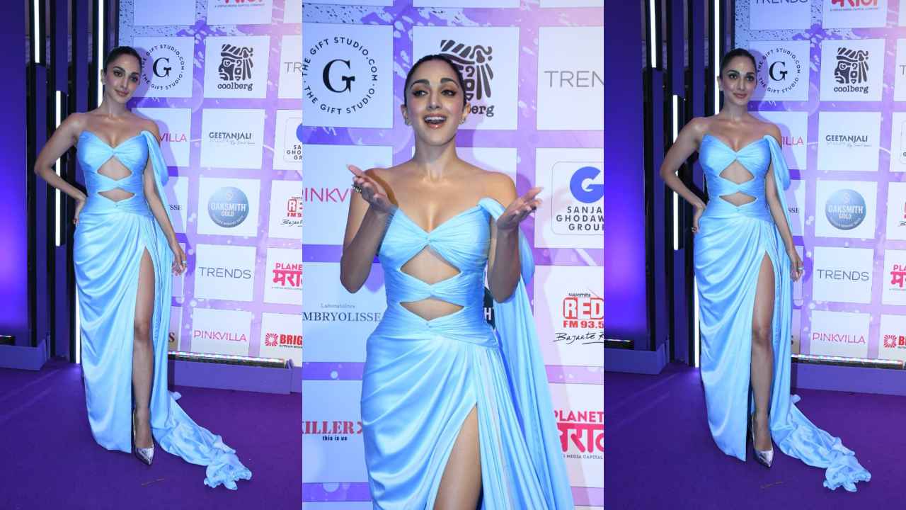 Pinkvilla Screen and Style Icons Awards 2024: Kiara Advani looks as hot as ice in Sadek Majed cut-out gown (PC: Viral Bhayani)