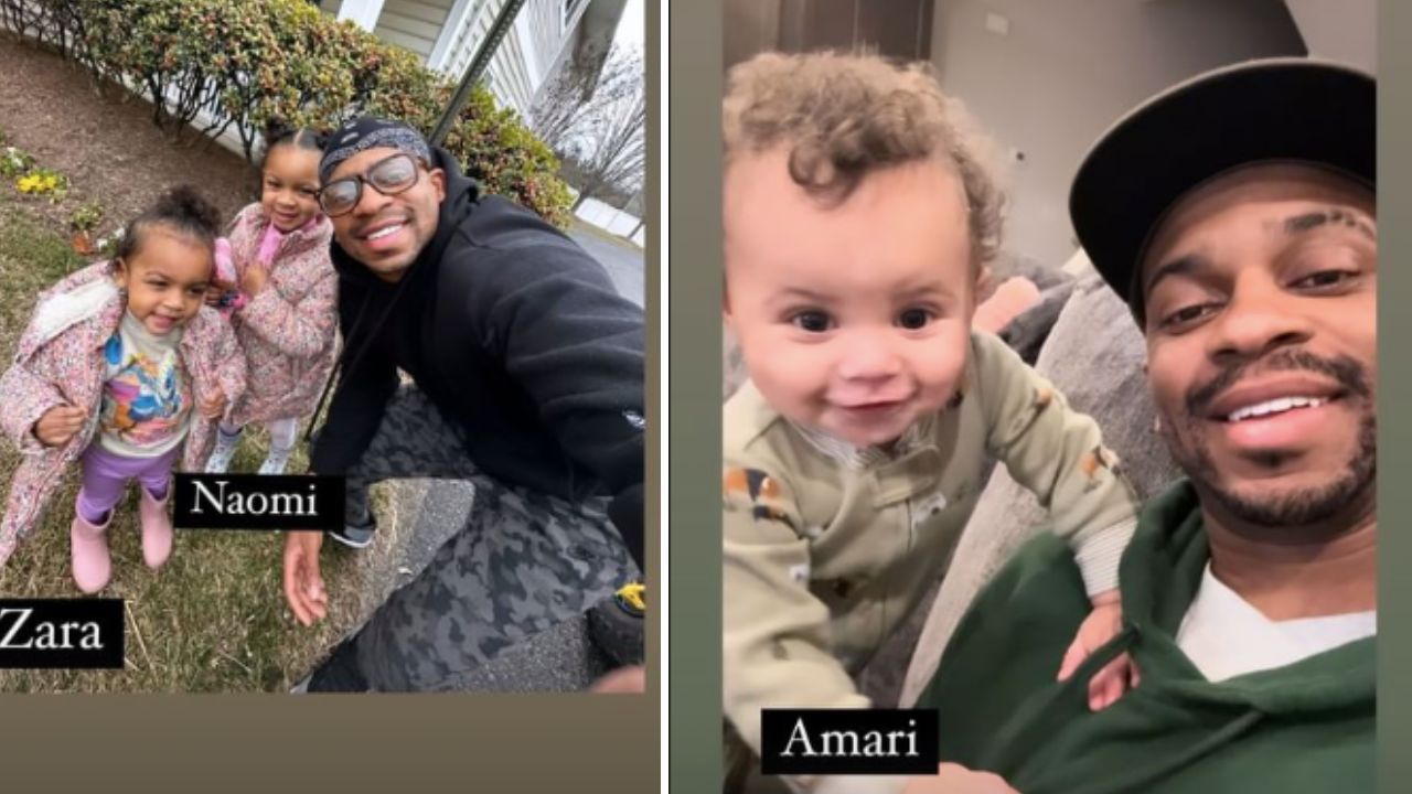 Jimmie Allen with Zara and Naomi and Amari ( Credits- Jimmie Allen/INSTAGRAM) 