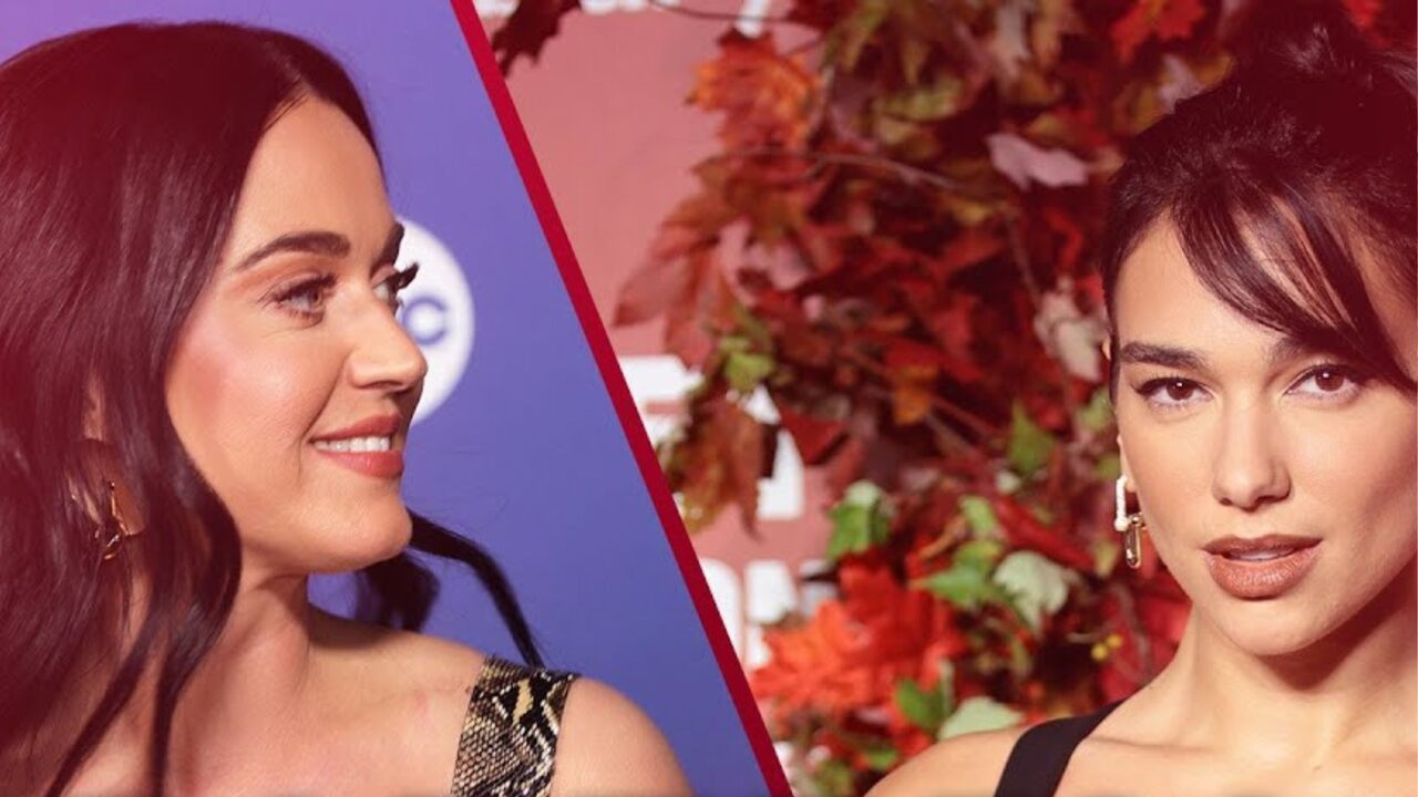 Dua Lipa and Katy Perry (PC: Youtube)