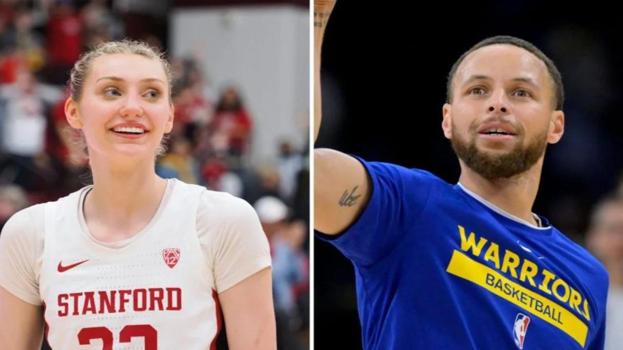 League Her': Steph Curry Sends Hilarious Message for Godsister Cameron Brink  After She Declared for WNBA Draft | PINKVILLA