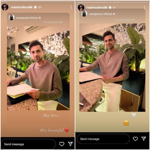 Shoaib Malik Instagram Story