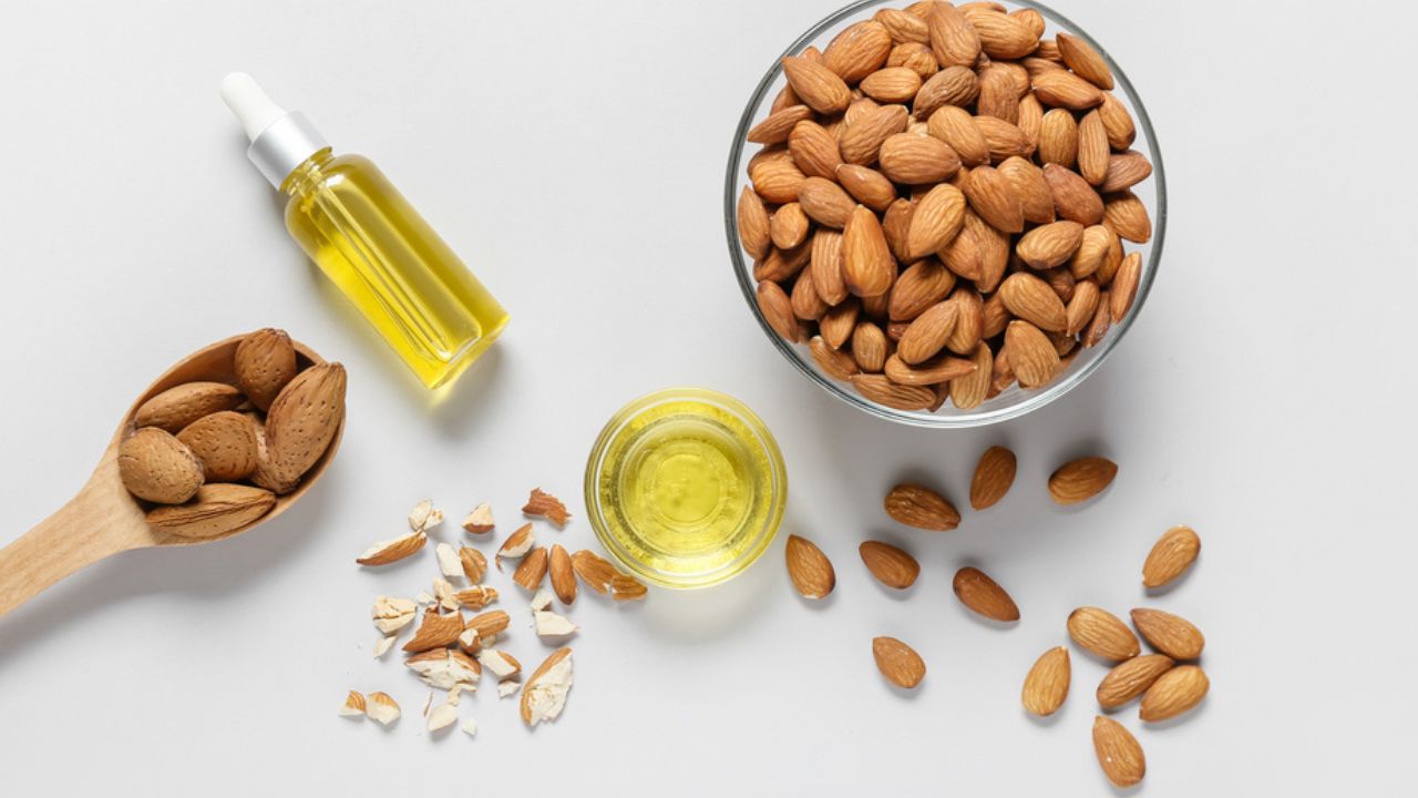 Almond Oil, Henna, And Mustard Oil Almond Oil for Hair