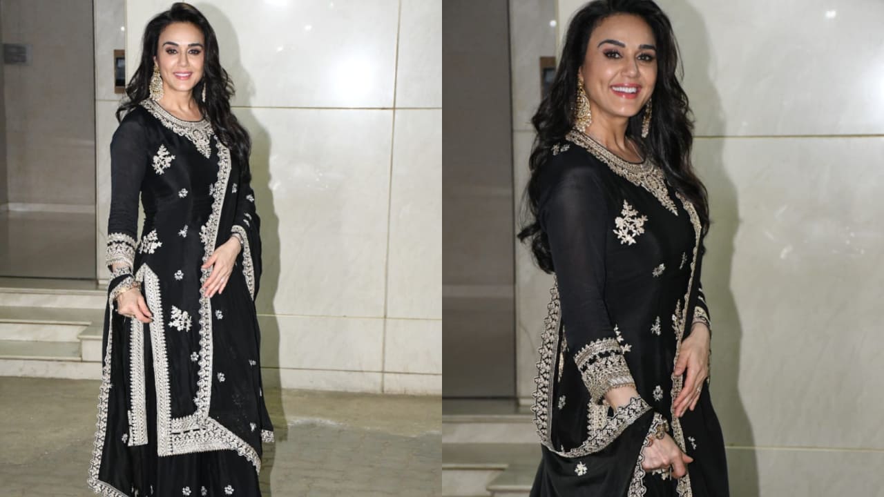 Dimpled Queen Preity Zinta Proves Simple Can't Go Wrong In Elegant 