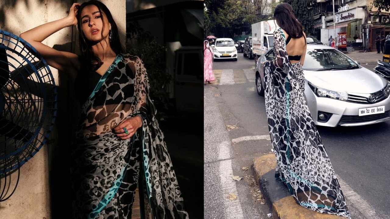 Sara Ali Khan exudes retro glamour on Mumbai streets, stuns in black ...