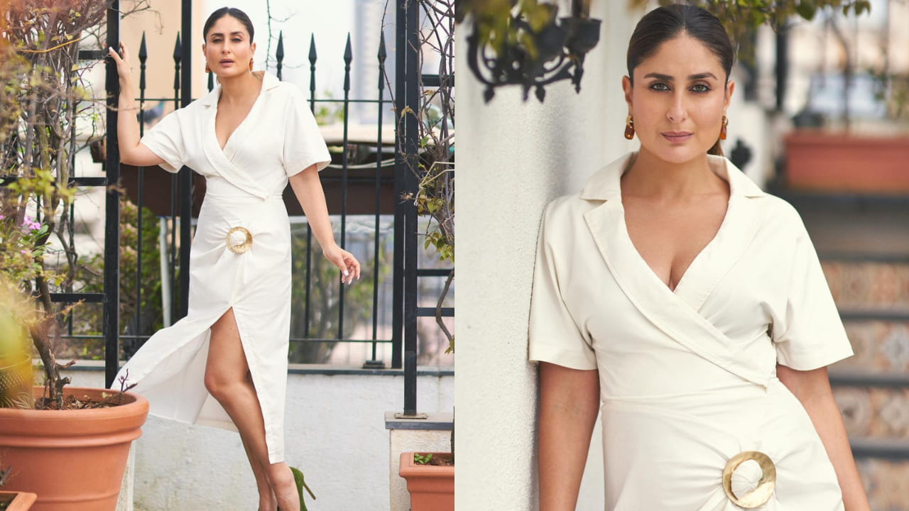 Kareena Kapoor in white dress 