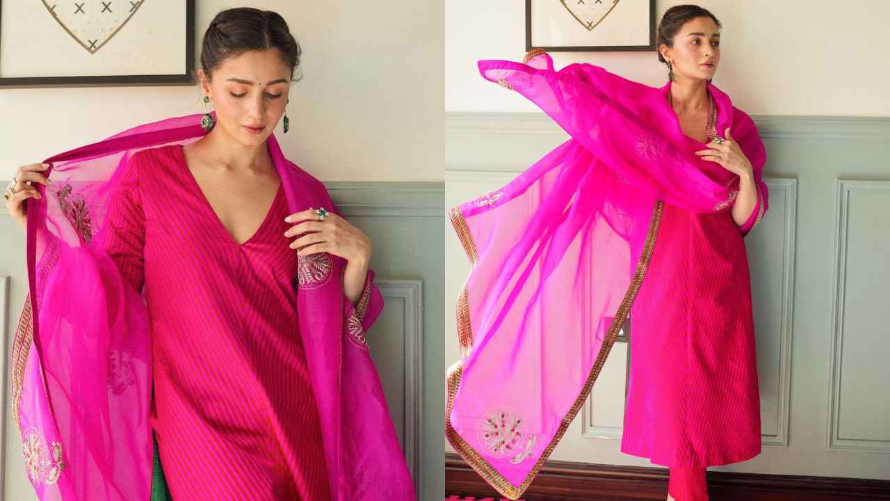 Alia Bhatt, Mira Rajput to Deepika Padukone: 7 celebrity-inspired elegant kurta sets for summer 2024 (PC: Celebrities Instagram)