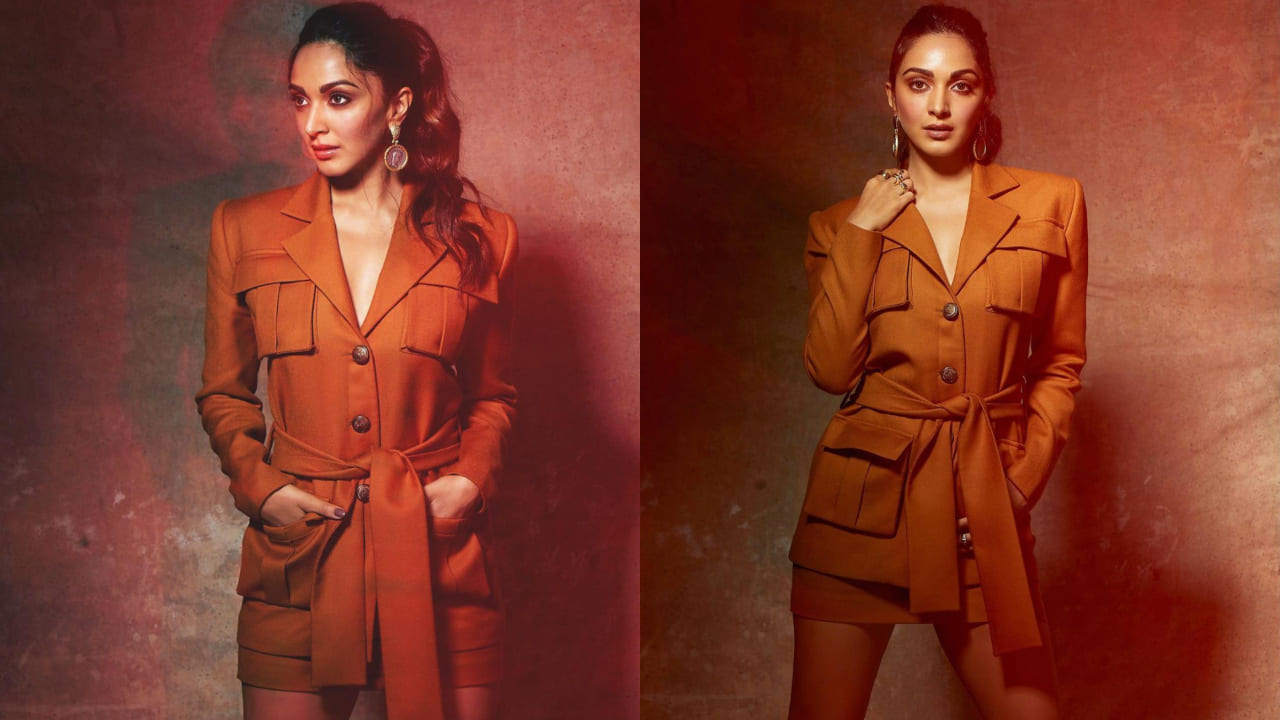 kiara Advani is brown skirt set ( PC:  priyank nandwana) 