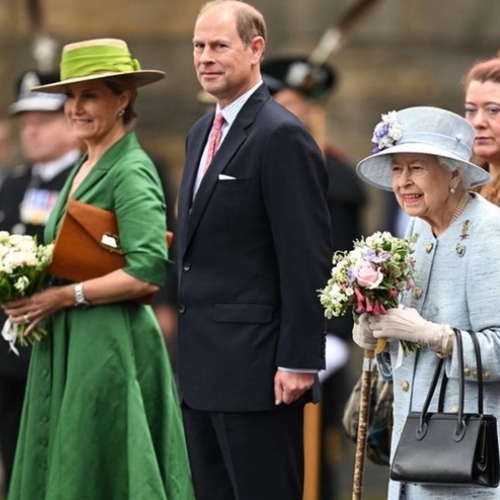 Princess Sophie and Prince Edward with the Queen (Instagram)